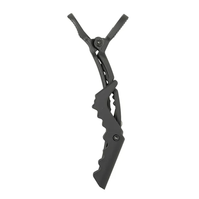 Kicks Beauty Croco Hair Styling Clips Black 4-Pack