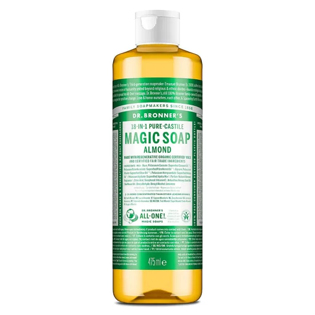 Dr. Bronner's Almond Liquid Soap Mandel