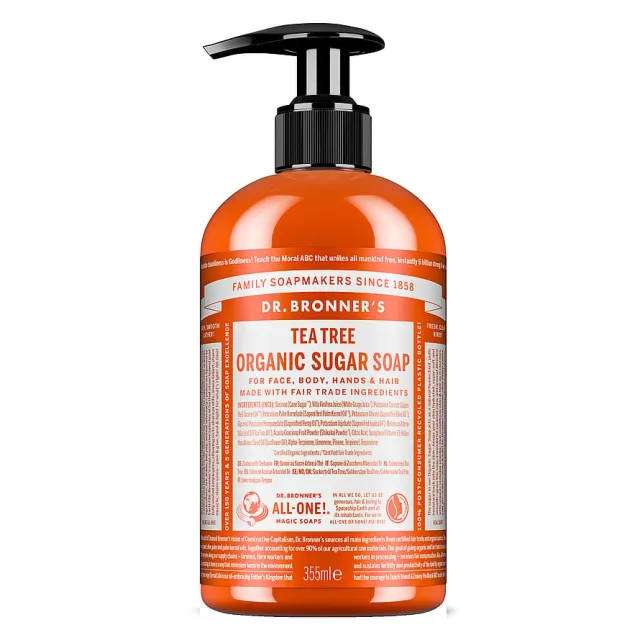 Dr. Bronner's Tea Tree Organic Sugar Soap
