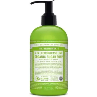 Dr. Bronner's Lemongrass Lime Organic Sugar Soap