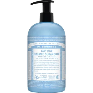 Dr. Bronner's Baby Unscented Organic Sugar Soap