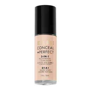 Milani Conceal + Perfect 2-In-1 Foundation 01A1 Nude Ivory