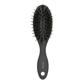 Kicks Beauty Glow Brush Matte Black Travel Size