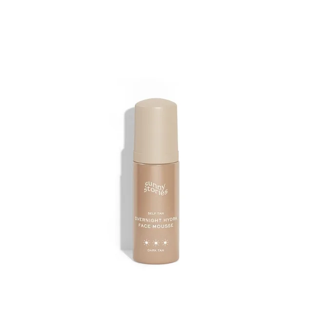 Sunny Stories Self Tan Overnight Hydra Face Mousse Dark Tan