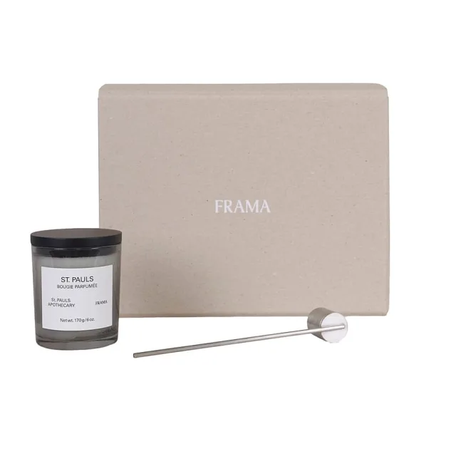 Frama St. Pauls Scented Candle + Snuffer