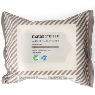 Matas Striber Mild Cleansing Wipes For Sensitive Skin Fragrance Free