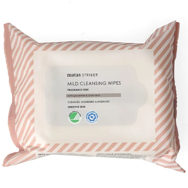 Matas Striber Mild Cleansing Wipes Fragrance Free