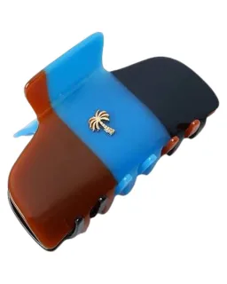 Fan Palm Hair clips Hair Clips Brown/Blue/Dark Blue