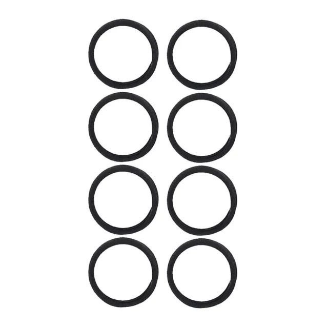 Kicks Beauty Soft Rolled Ties 8-pack Black