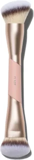 Flaer 216 Cheek & Contour Duo Brush