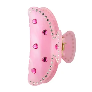 Kicks Beauty Acetate Hair Clip Pink