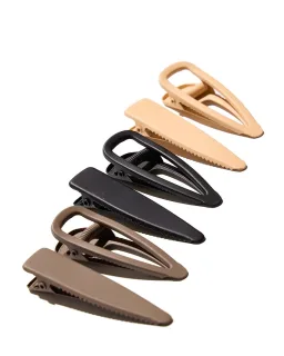 Hairlust No-Slip Hair Clips Coffee