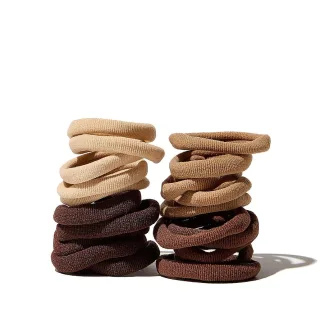 Hairlust Elastic Hair Ties Coffee
