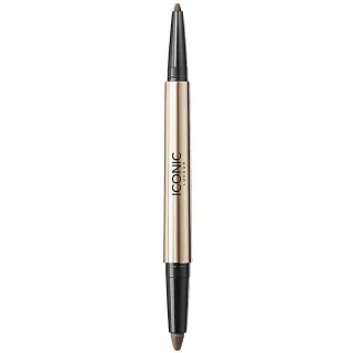 ICONIC London Eyeliner Duo Smokey Eye Chocolate Brown