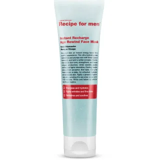 Recipe for men Instant Recharge Age Rewind Face Mask