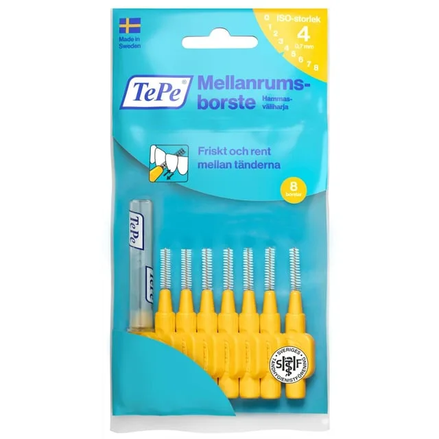 TePe Mellanrumsborste 0,7mm Gul
