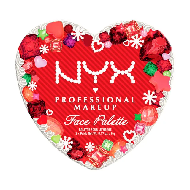 NYX Professional Makeup Face Blush & Highlight Palette Gift Set