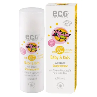 Eco Cosmetics Baby Solkräm SPF 50+ Oliv & Granatäpple EKO