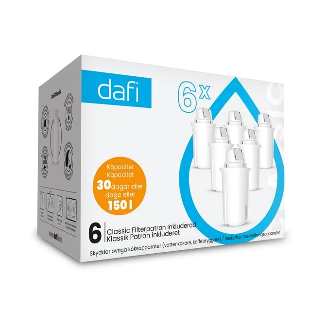 Dafi Filterpatron 6-Pack