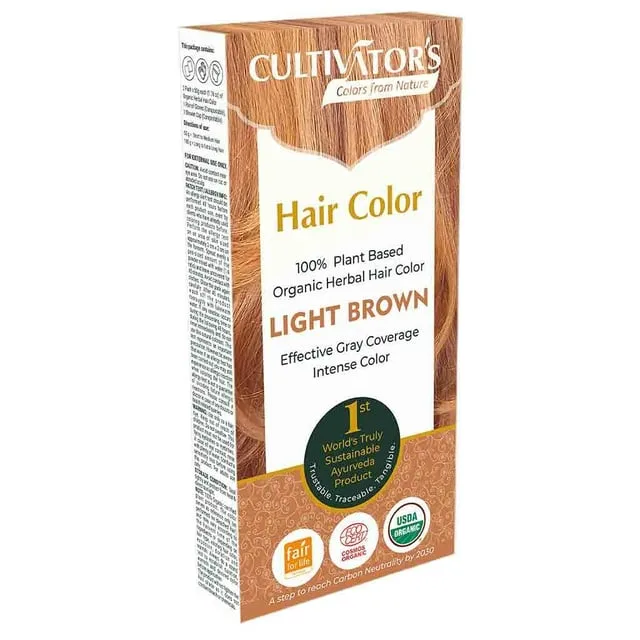 Cultivator´s Organic Herbal Hair Color Light Brown