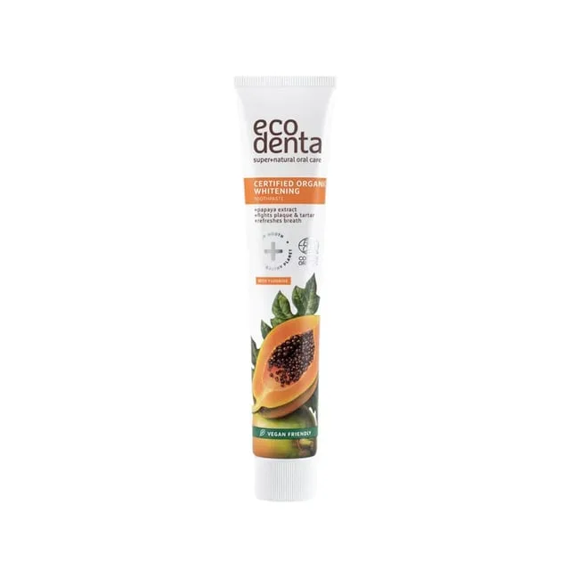 Ecodenta Organic Whitening Toothpaste With Papaya Extract