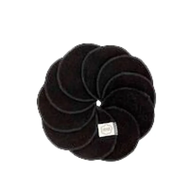 Imse Dubbelsidiga Bomullspads Black