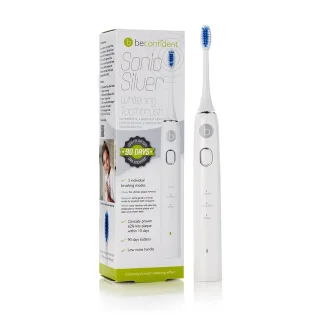 Beconfident Sonic Silver Toothbrush White/Silver