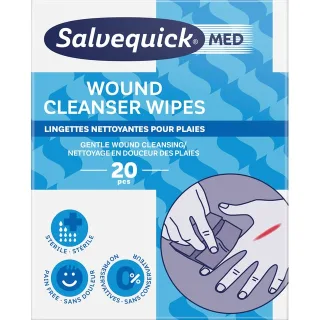 Salvequick MED Wound Cleanser Wipes