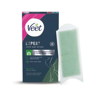 Veet Expert Vaxremsor Torr hud för ben & kropp