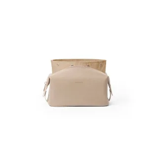 Bon Bags Staycation Cosmetic Bag Small Beige/Beige
