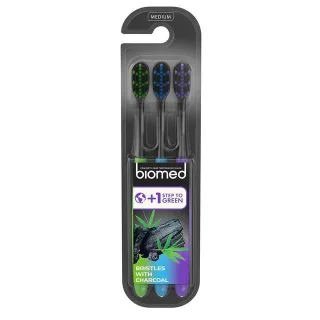 Biomed Charcoal Medium Tandborste