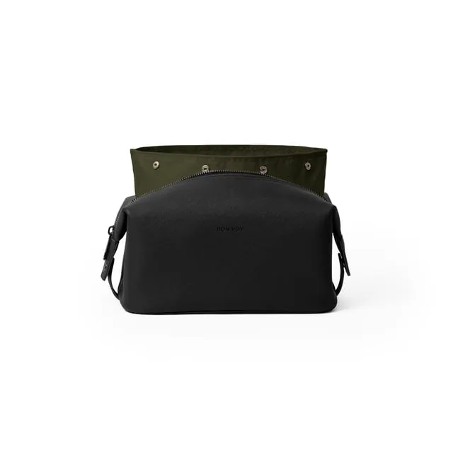 Bon Bags Weekend Toiletry Bag Medium Svart/Grön
