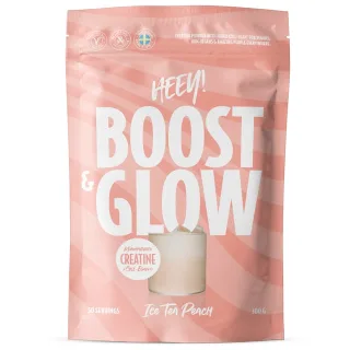 Heey! Boost & Glow Creatine + Collegan® Ice Tea Peach