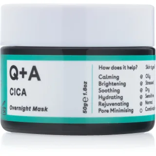 Q+A Cica Overnight Face Mask