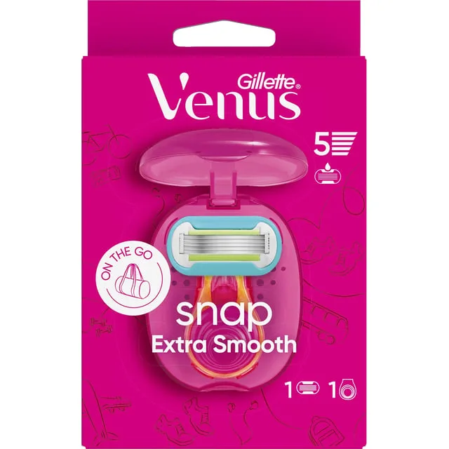 Gillette Venus Extra Smooth Snap Rakhyvel Och Rakblad