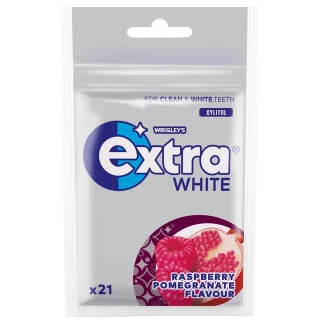 Wrigleys Extra White Raspb Pom