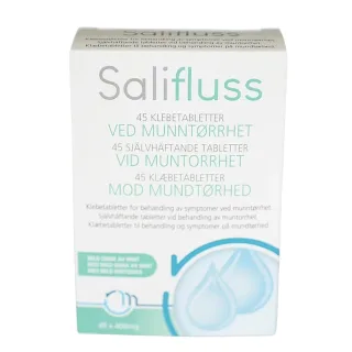 Salifluss Självhäftande Tabletter Vid Muntorrhet Mint