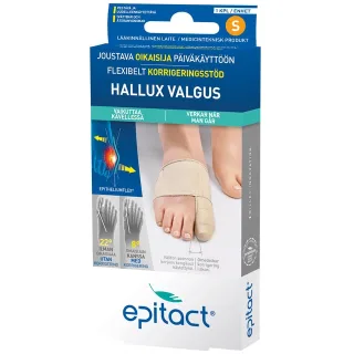 epitact Hallux Valgus Flexibelt Korrigeringsstöd S