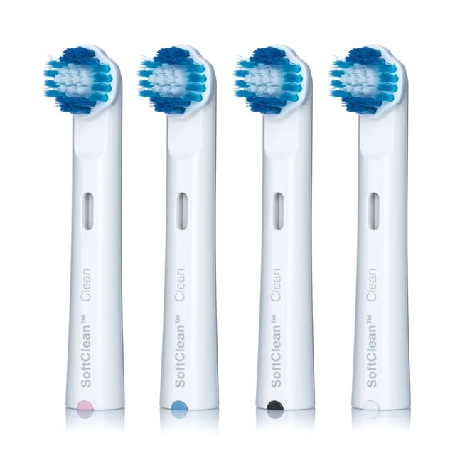 Jordan Smile Clean Borsthuvuden TBR-4C 4-pack