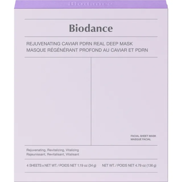 Biodance Rejuvenating Caviar PDRN Real Deep Mask 4-pack