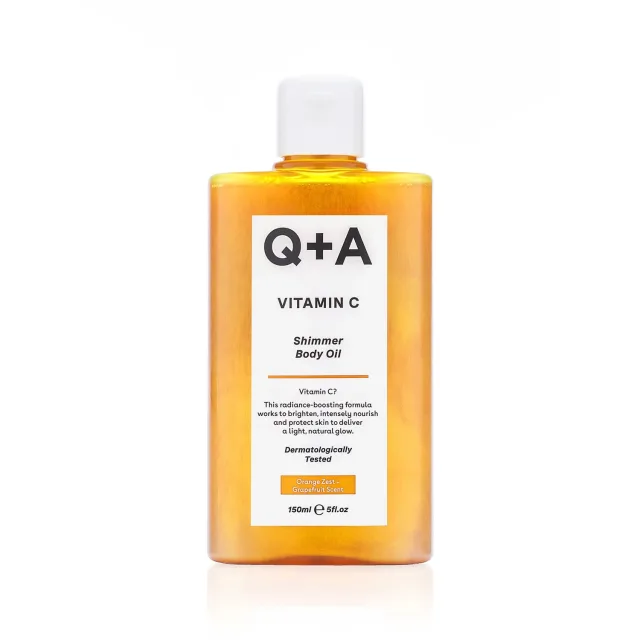 Q+A Vitamin C Shimmer Body Oil