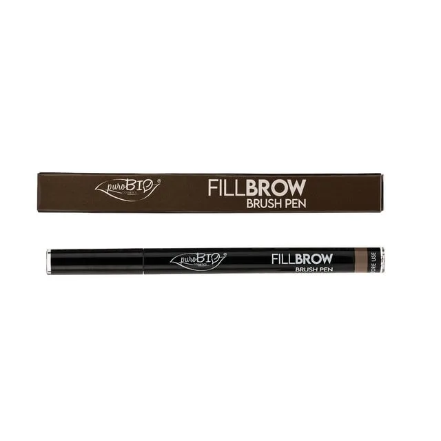 puroBIO Eyebrow Fillbrow Brush Pen Soft Brown