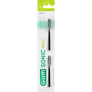 GUM Sonic Daily Refills Svart