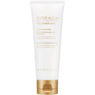 Missha Super Aqua Cell Renew Snail Cleansing Foam