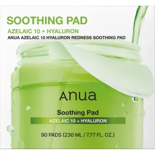 ANUA Azelaic 10 Hyaluron Redness Soothing Pad 90ea/