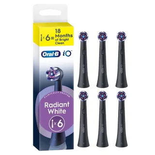 Oral B Oral-B iO Radiant White Tandborsthuvuden, Svart