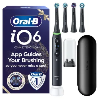 Oral B Oral-B iO6 Eltandborste, Giftset, Svart