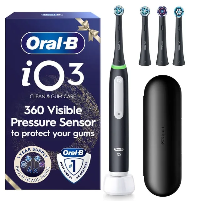 Oral B Oral-B iO3 Eltandborste, Giftset, Svart