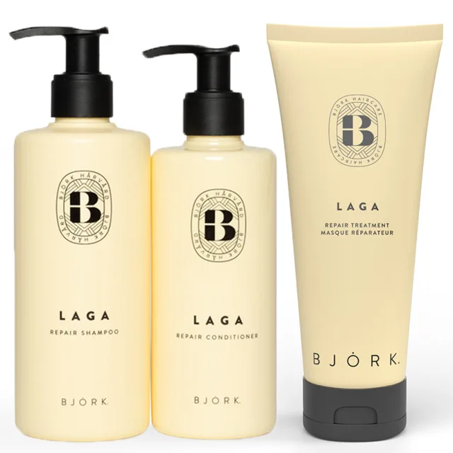 Björk Laga Schampo + Balsam + Inpackning Trio