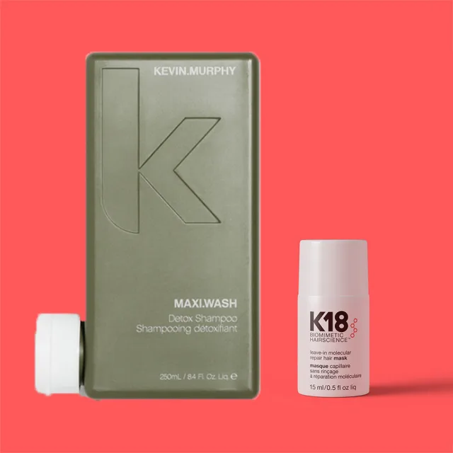 K18 Leave in Mask + Maxi Wash